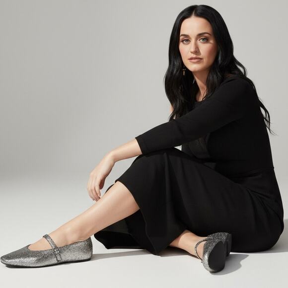 Katy Perry The Evie Mary Jane – Silver – Women’s Size 11 (EU 41) -  NEW in BOX - Picture 1 of 12